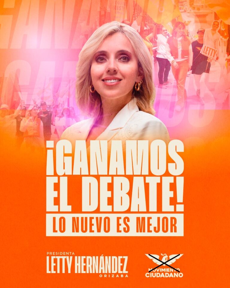 ¡Letty Hernández Miranda triunfa en el debate y se consolida como la mejor opción para Orizaba!