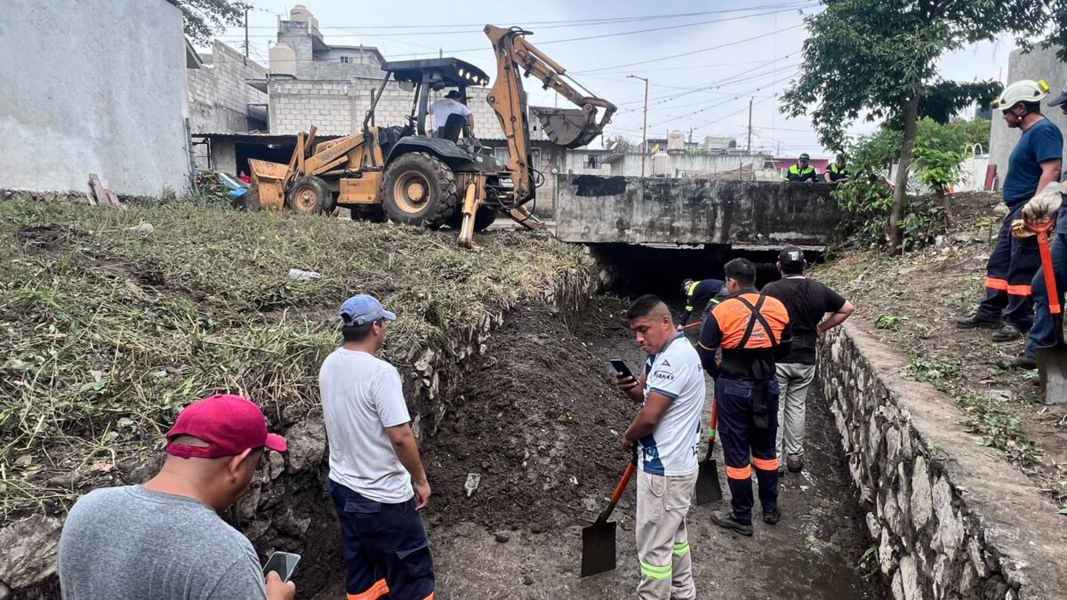 Brinda apoyo PC municipal a más de 35 familias en riesgo por la tormenta de ayer