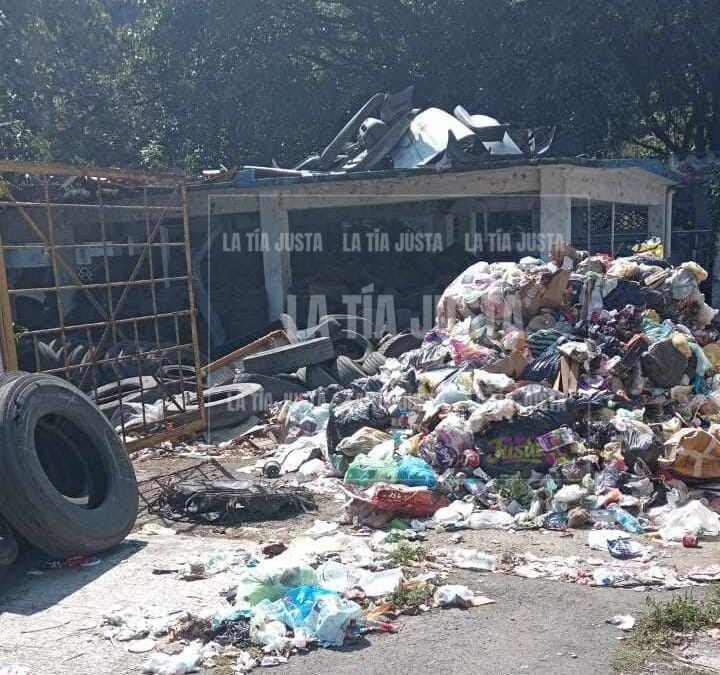 Denuncian tiradero clandestino del Ayuntamiento de Río Blanco 