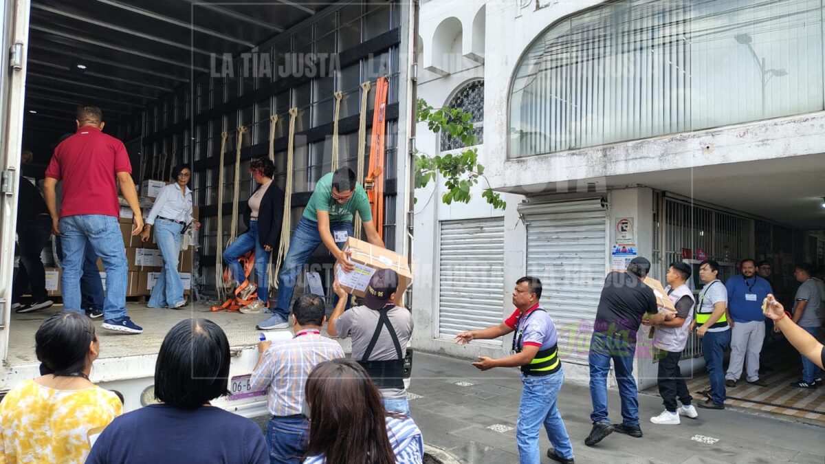 Llegan boletas de la elección del Poder Judicial a INE Orizaba