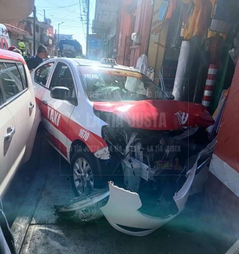 Accidente en pleno centro de Orizaba