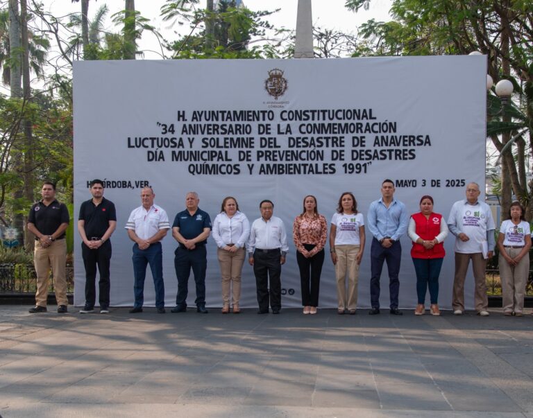 Conmemoran autoridades municipales 34 aniversario de desastre de Anaversa y el Día Municipal de Prevención de Desastres Químicos y Ambientales