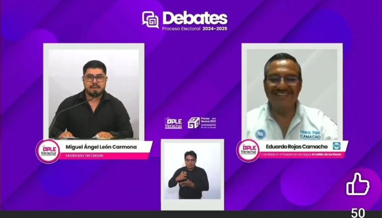 Se cancela “debate” del OPLE de candidatos se Amatlán de los Reyes