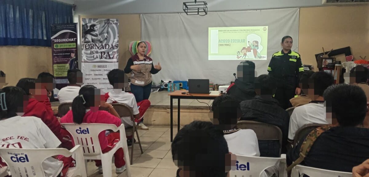Imparte Prevención Del Delito pláticas para concientizar sobre el acoso escolar