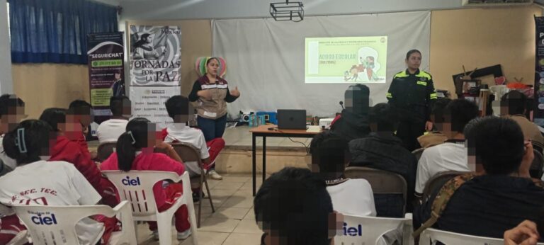 Imparte Prevención Del Delito pláticas para concientizar sobre el acoso escolar