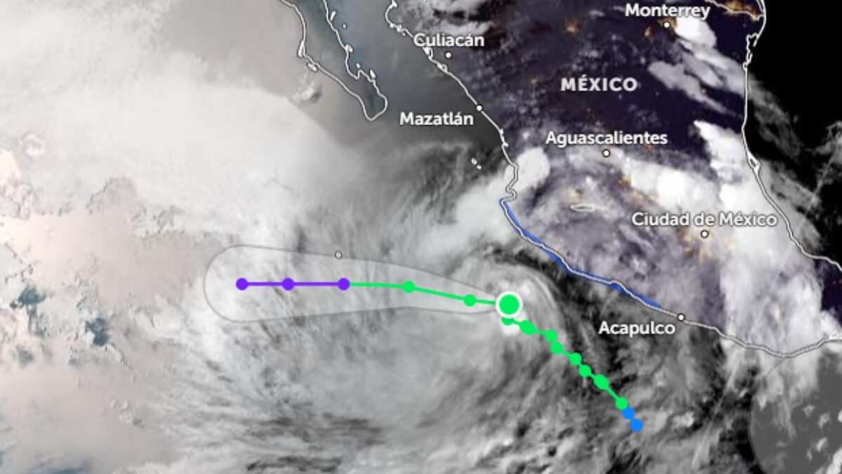 Avanza con fuerza tormenta tropical Dalila por el Pacífico mexicano