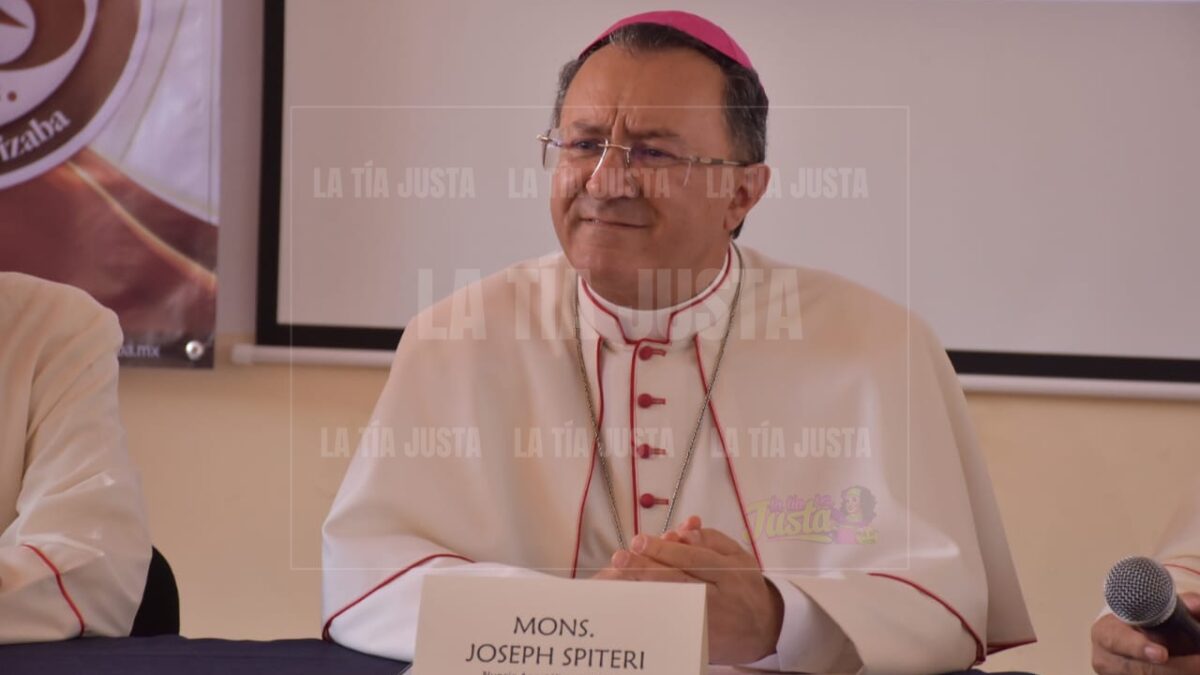 ENCABEZA MONSEÑOR JOSEPH SPITERI 25 ANIVERSARIO DE LA DIÓCESIS DE ORIZABA