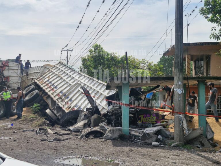 PIERDE LA VID4 EN APARATOSO ACCIDENTE