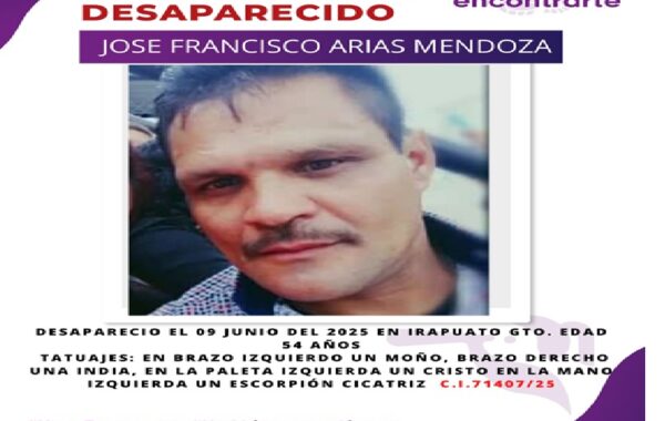 Privan de su libertad a Francisco Arias, padre buscador y asesinan a su hijo en Guanajuato