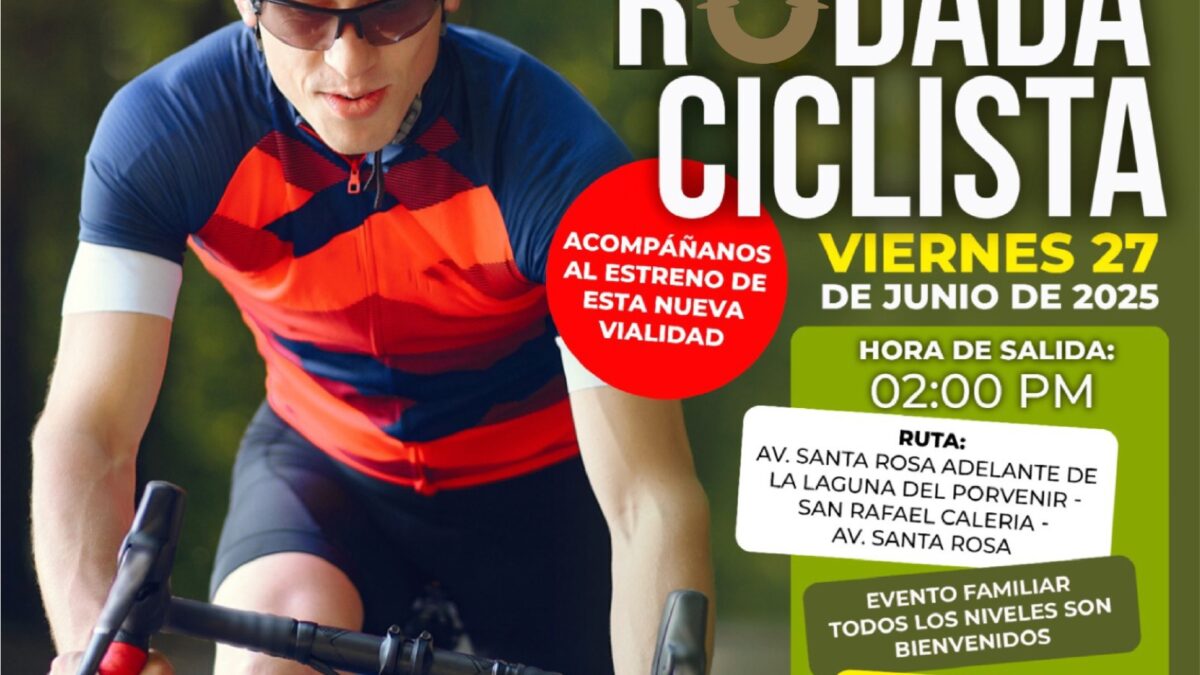 Ven con tu familia a la rodada ciclista