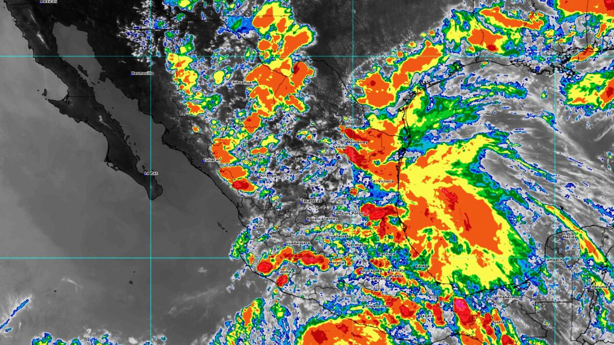 Lluvias de intensas a extraordinarias en 8 estados de México