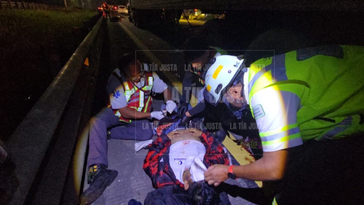 Fallece joven tras accidente múltiple en la autopista Veracruz–Puebla