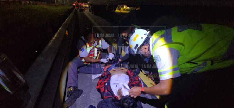 Fallece joven tras accidente múltiple en la autopista Veracruz–Puebla