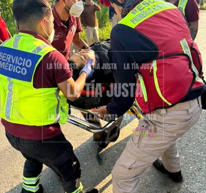 MUER3 JOVEN QUE CHOCÓ CONTRA TOLVA