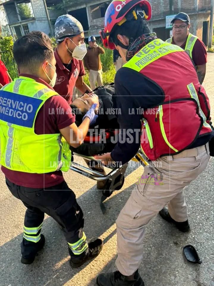 MUER3 JOVEN QUE CHOCÓ CONTRA TOLVA