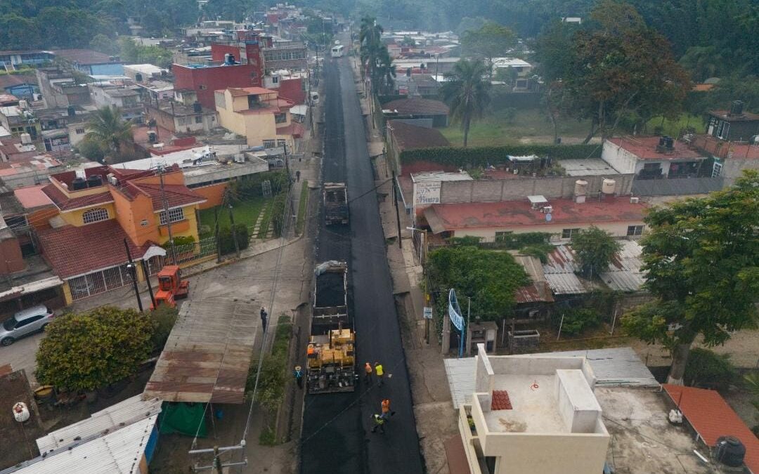 Avanza obra de rehabilitación de Calzada Morelos