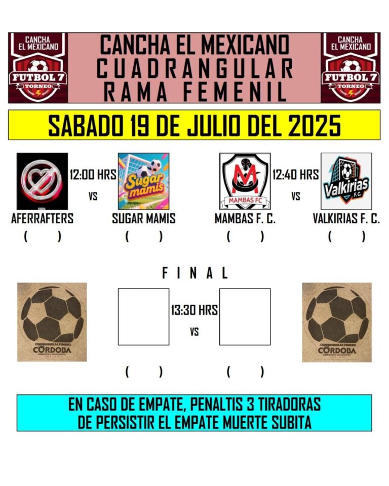 Lista cancha de Seven del Complejo Deportivo El Mexicano para encuentro amistoso de fútbol femenil