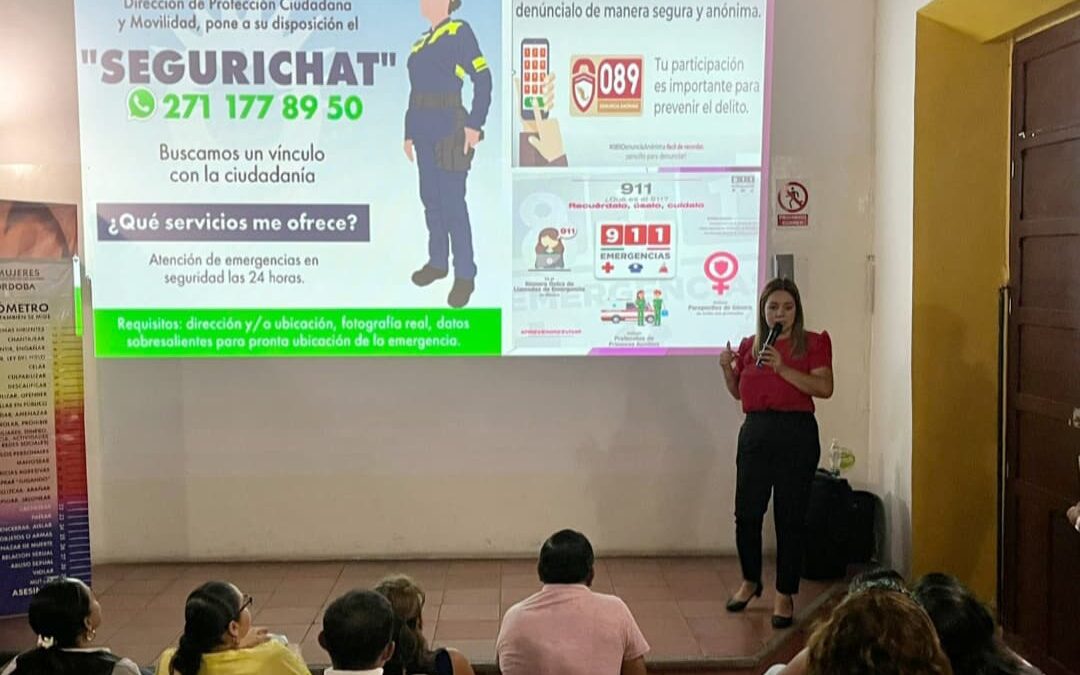 Capacitan a Subagentes Municipales en temas de violencia contra las mujeres