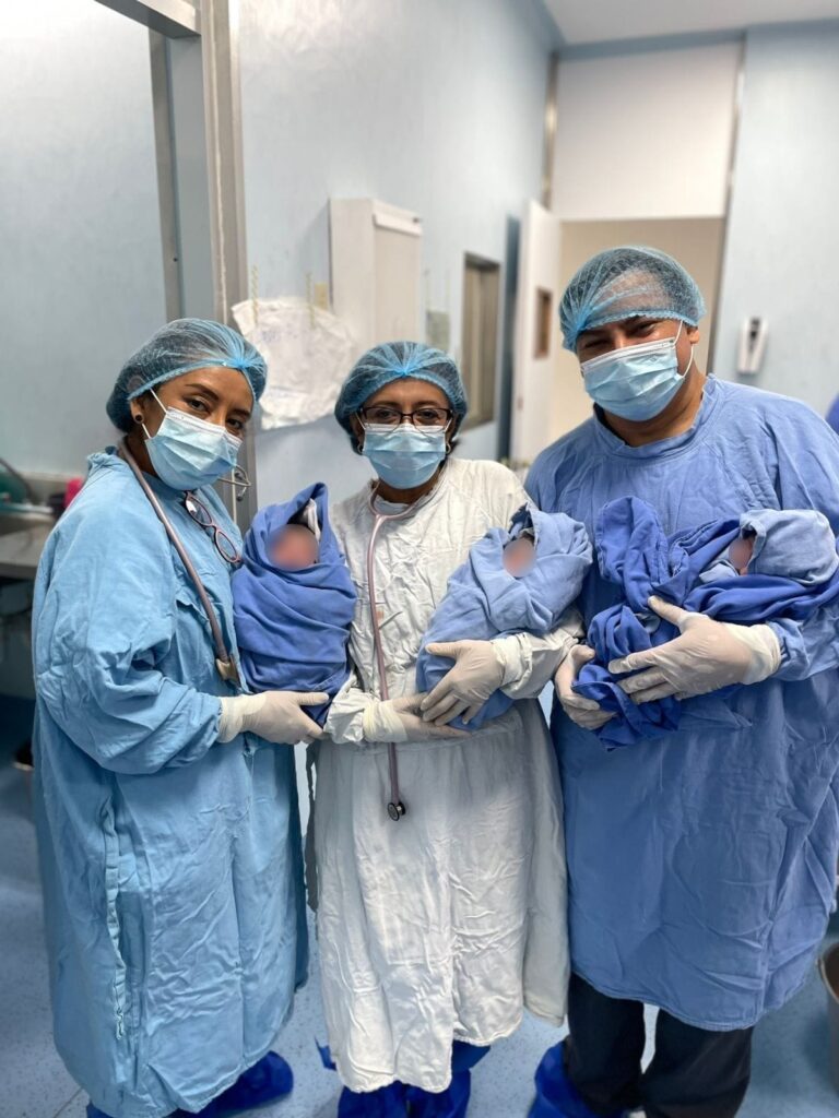 Nacen trillizos en el Hospital General Regional número 1 del IMSS en Orizaba
