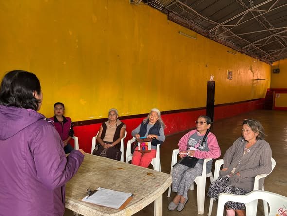 Fortalece IMMUJER red de apoyo “Tejedoras de la Patria”. En Monte Salas
