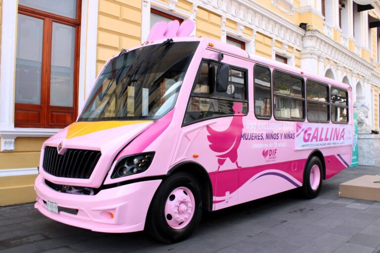“LA GALLINA”: NUEVO TRANSPORTE MUNICIPAL SEGURO PARA MUJERES DE ORIZABA