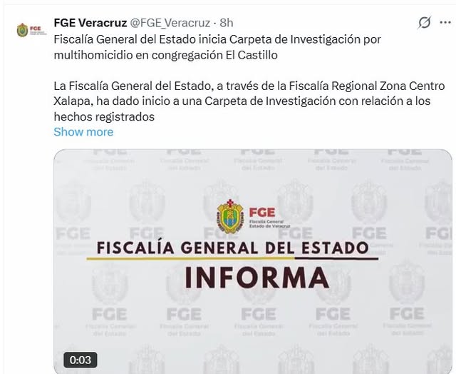 M4tan a tres en Xalapa, Veracruz
