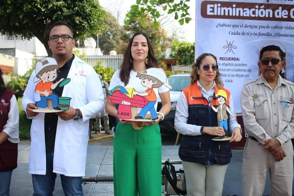 Arranca Gobierno de San Andrés Tuxtla jornada preventiva contra el Dengue y Chikungunya.