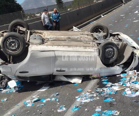 Accidentes paralizan el tráfico en la autopista Orizaba-Puebla