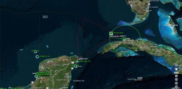 Ubican embarcaciones en el Caribe