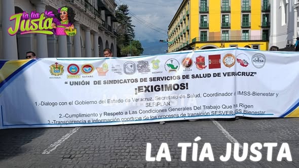 TRABAJADORES DE SALUD PARALIZAN CENTRO DE XALAPA