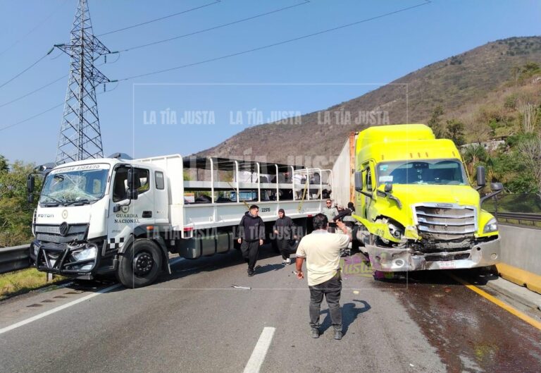 CUATRO ELEMENTOS DE LA GN RESULTARON LESIONADOS EN ACCIDENTE