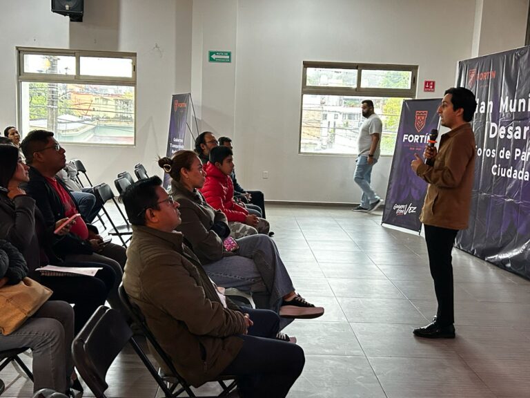 Inician Foros de Participación Ciudadana en Fortín. Para integrar el Plan Municipal de Desarrollo 2026–2029