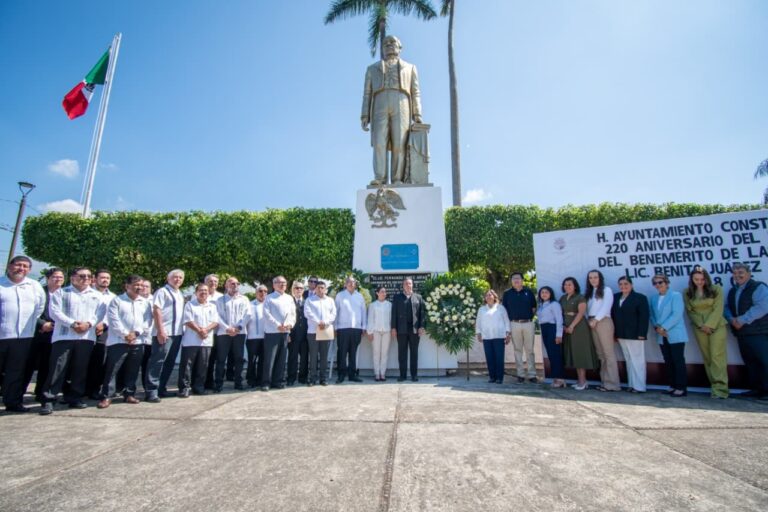 Conmemora Córdoba el 220 aniversario del natalicio de Benito Juárez García