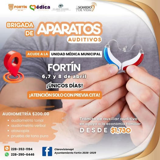 Invitan a Jornada de Salud Auditiva, en Fortín.