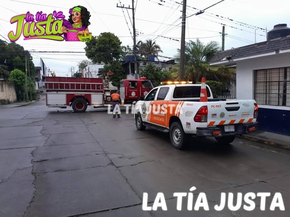 SE REGISTRA INCENDIO DE CACHARROS EN PATIO DE UNA VIVIENDA