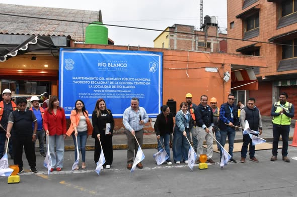 Arranca Ayuntamiento de Río Blanco rehabilitación del mercado “Modesto Escalona”