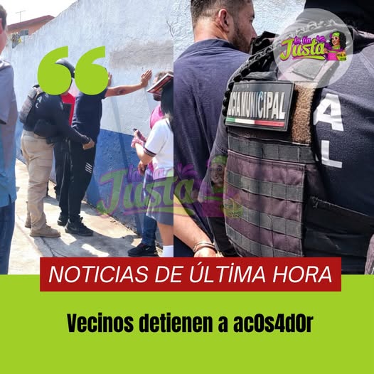 Vecinos detienen a ac0sad0r
