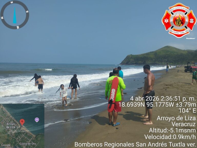Saldo blanco en playas de San Andrés Tuxtla durante días santos: PC Municipal 