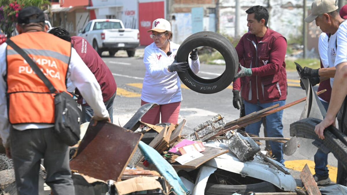 Retiran 134 toneladas de desechos en jornada de descacharrización en la ciudad de Veracruz