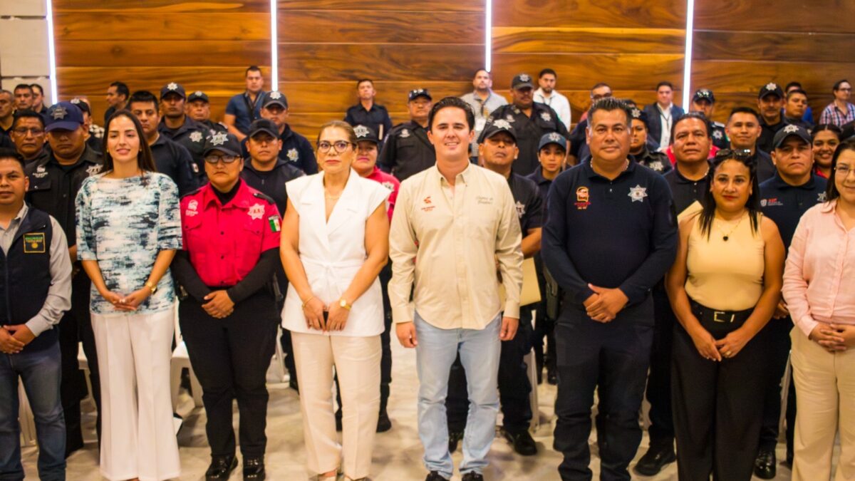 Policías Municipales de San Andrés Tuxtla concluyen capacitación de FGE Veracruz