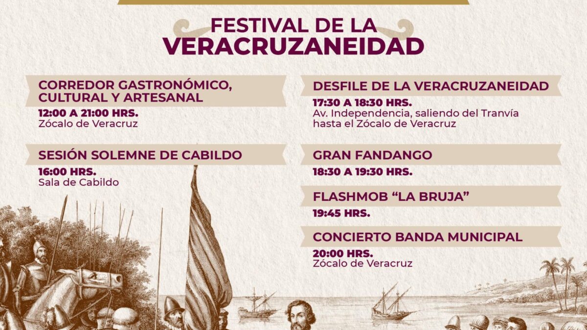 Invita Ayuntamiento de Veracruz a celebrar identidad y orgullo local con desfile en el Centro Histórico