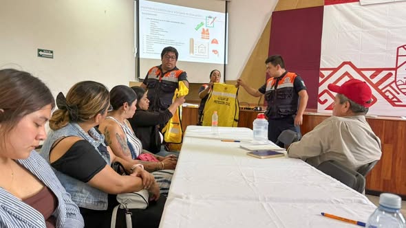 IXTACZOQUITLÁN PREPARA BRIGADAS DE PROTECCIÓN CIVIL PARA EL SIMULACRO NACIONAL