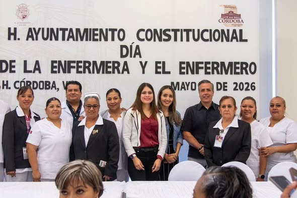 Ayuntamiento de Córdoba festeja el Día Internacional de la Enfermería; reconocen a enfermeras y enfermeros por su labor