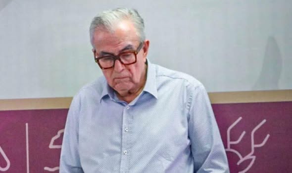 RUBÉN ROCHA MOYA: El gobernador con licencia acudió bajo un hermético operativo.
