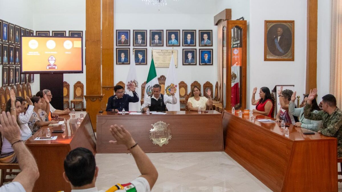 Aprueba Consejo Municipal de Protección Civil operativo para la temporada de lluvias y ciclones tropicales 2026