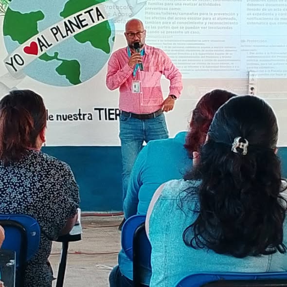 REFUERZA SIPINNA CAPACITACIÓN A DOCENTES DE RÍO BLANCO SOBRE PROTOCOLOS ESCOLARES