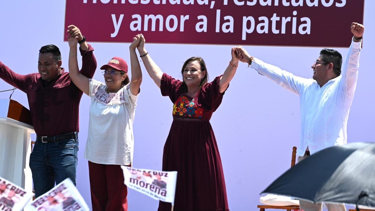 Reconoce Rosa María liderazgo de Claudia Sheinbaum y Rocío Nahle a dos años de su triunfo electoral