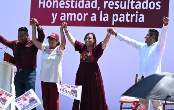 Reconoce Rosa María liderazgo de Claudia Sheinbaum y Rocío Nahle a dos años de su triunfo electoral