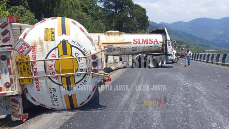 Vuelca en autopista Puebla – Orizaba