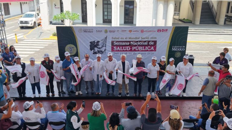 IXTACZOQUITLÁN FUE SEDE DEL ARRANQUE DE LA SEMANA NACIONAL DE SALUD PÚBLICA 2026